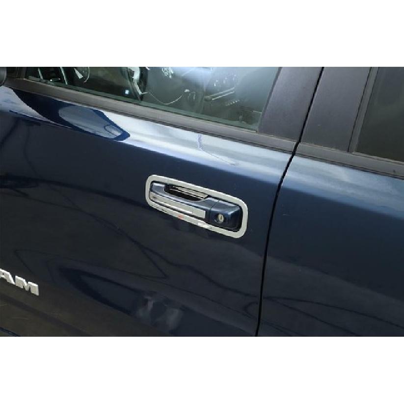 For - Dodge Ram 1500 ABS Chrome Outside Car Door Bowl Cup Cover Trim 8P