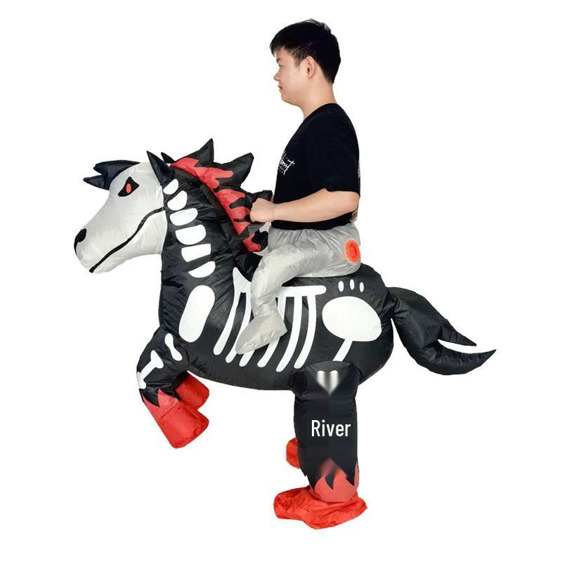 Volwassen Opblaasbaar Paardenkostuum voor Cosplay, Rollenspel en Feestparades