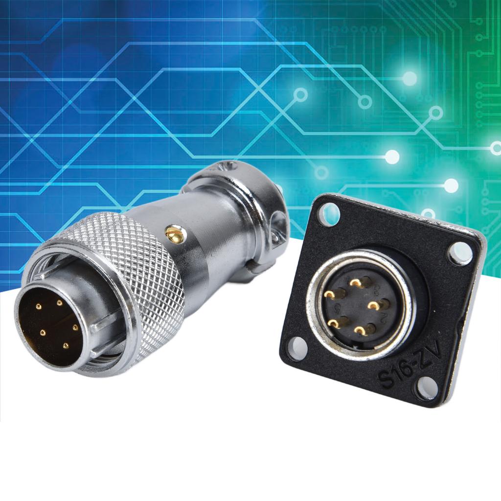 500V WS16 Aviation Plug Socket Connector WS16 Pin Male Plug Female Socket Waterproof Power Connector