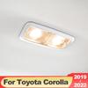 ABS Samochodowe Wnętrze Tylne Lampki do Czytania Osłona Wykończeniowa Ramka Naklejka Dla Toyota Corolla E210 - 2022 12. Akcesoria Dekoracyjne