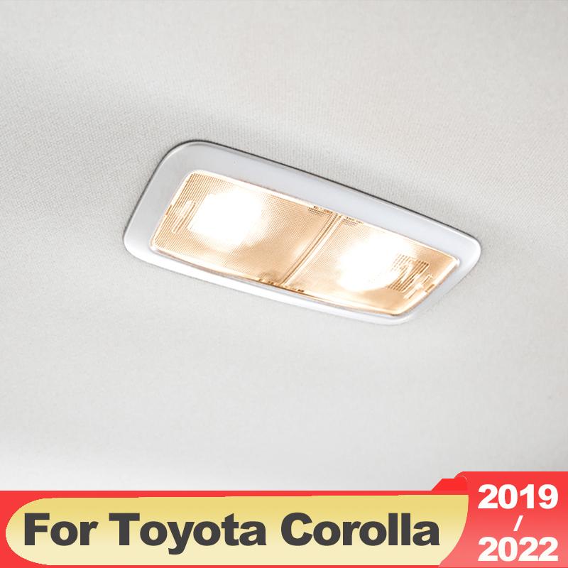 ABS Samochodowe Wnętrze Tylne Lampki do Czytania Osłona Wykończeniowa Ramka Naklejka Dla Toyota Corolla E210 - 2022 12. Akcesoria Dekoracyjne