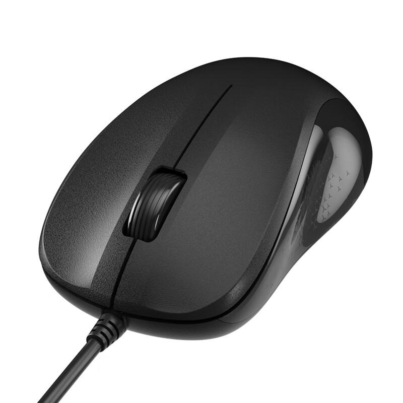 B.O.W M136U Quiet Symmetrical Wired Office Mouse