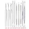 Stainless Steel Double-Ended Pimple Tweezer & Blackhead Remover Tool Set
