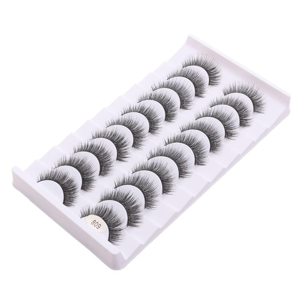 Full Strip False Eyelashes Handmade Fake Eyelash 3D Faux Mink Lash Eye Lash Extension