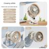 Wireless Auto Rotate Fan Small Portable Circulation Fan Strong Wind 10000mAh Battery USB With Light Clip Fan