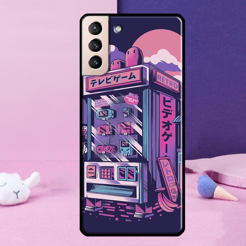 Art Pixel Aesthetic Phone Case For Samsung Galaxy S25 Ultra S23 S20 S21 S22 S24 FE S9 S10 Plus S24 Ultra Cover