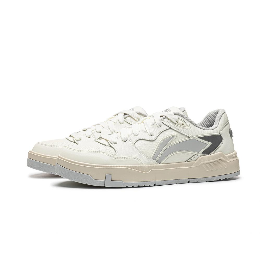 Li-Ning Common 80s Skate Shoes Men's Low-top Champagne White