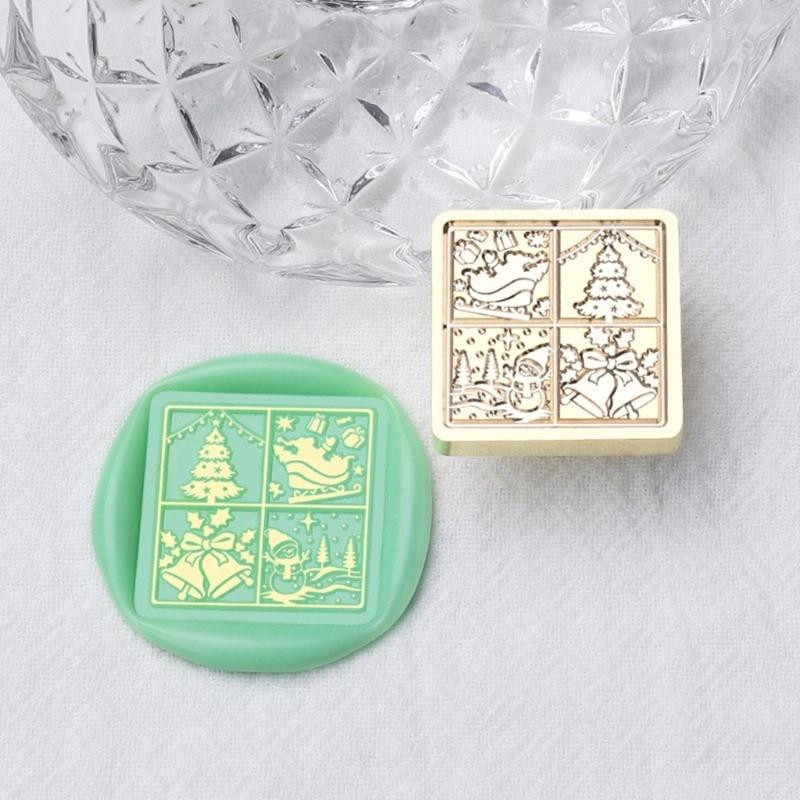 Butterfly Wax Seal Stamp Brass Head Winter Themed Sealing Waxed Stamp for Invitation Card Scrapbooking Decorations