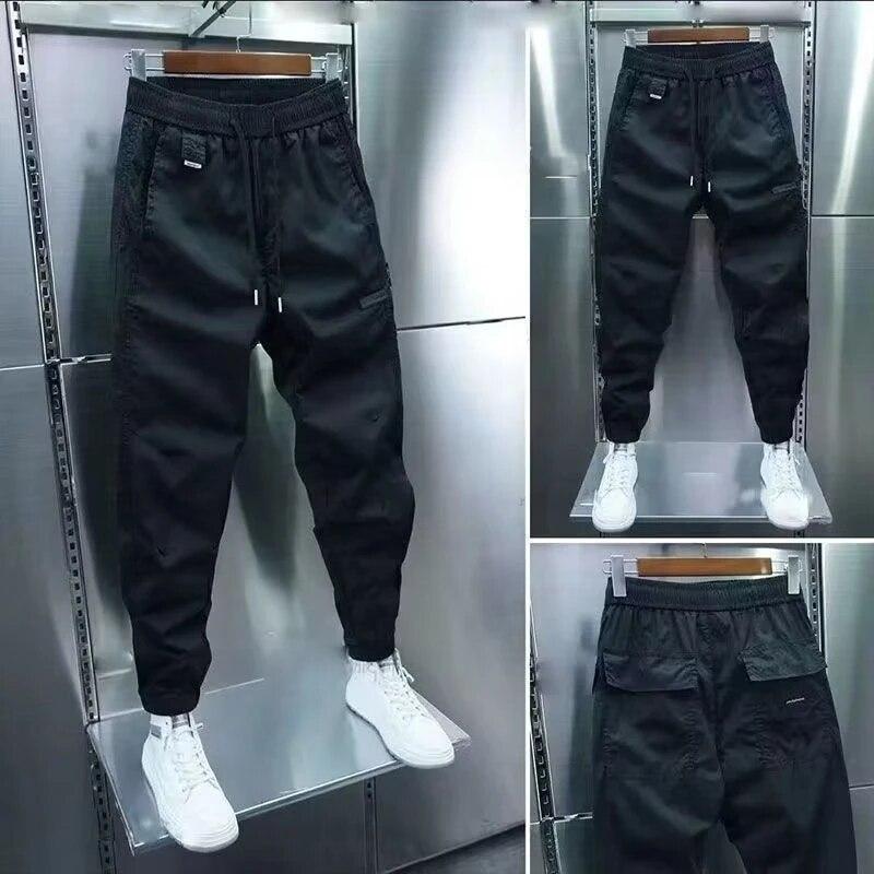Baumwolle Jogger Cargo Hosen Männer Street Hip Hop Jogginghose Männlichen Casual Harem Hosen Sommer Harajuku Hosen Männer