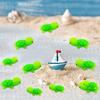 Tiny Resin Turtles 120 Pieces Miniature Sea Turtle Figurine Mini Sea Creatures Tortoise Animals Figurines Garden Micro Landscape Home Terrarium