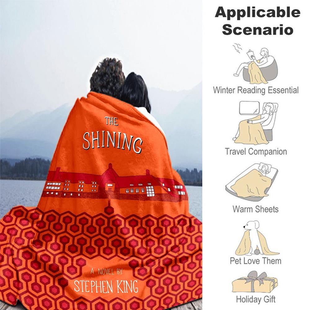 1PC shining hotel Outdoor Flannel Blanket Soft Plush Decor for Picnics, camping,Bedroom, Playroom, Office, or Lunch Break1132A