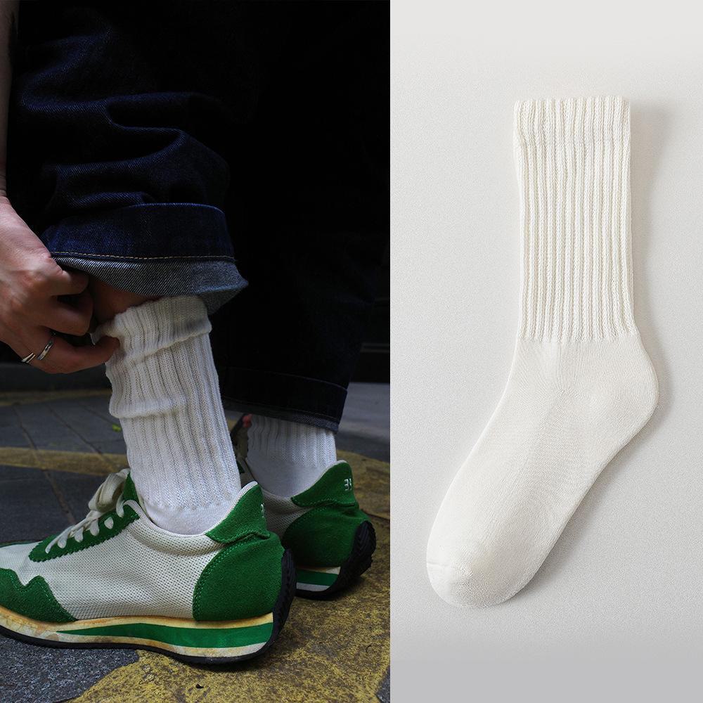 Antibacterial Velvet Socks: Women's Warm Autumn/Winter, Men's Thick Black Terry, Breathable Cotton