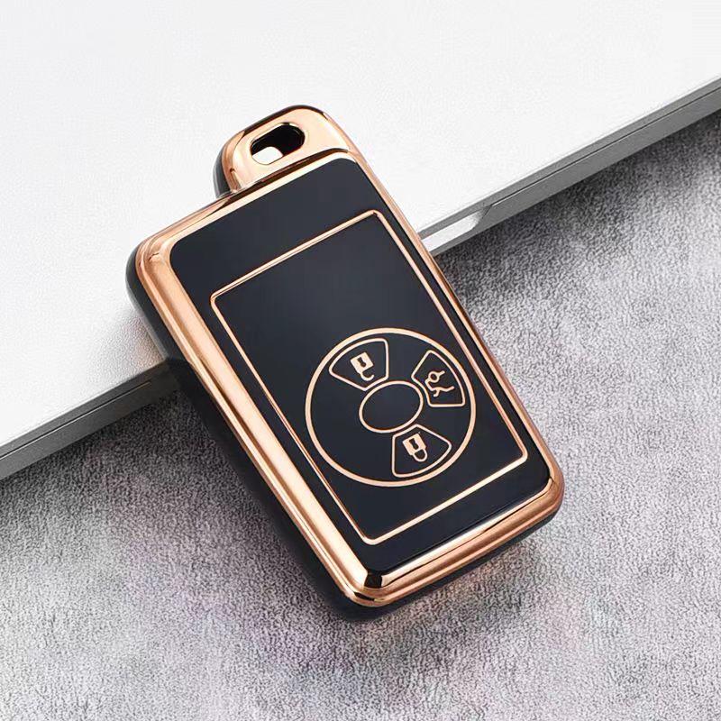 New Tpu Car Remote Key Cover Case For Toyota Avalon Camry Corolla Yaris Smart Key Holder Protector Keychain Auto Accessories