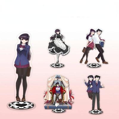 Anime Acrylic Stand Action Figure Komi Can't Communicate PVC Desktop Stand Model Toys