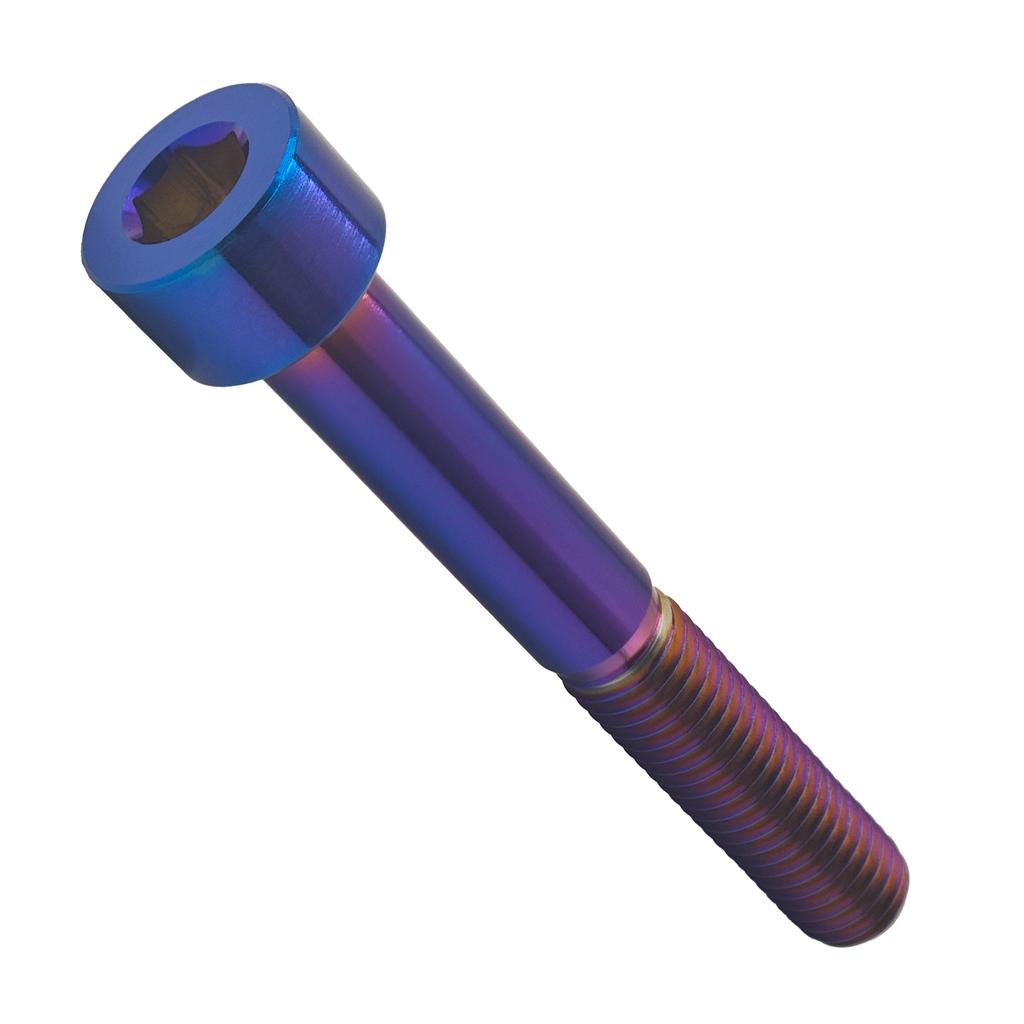 4/10pcs Titanium Bolt M5 M6 DIY Screw for Bike MTB / Road Bicycle, Length 12 16 18 20 23 25 30 35 40 45 50 55 60mm