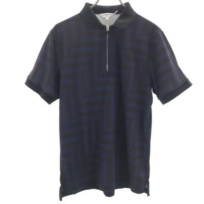 Beauty Products LANVIN SPORT Overall Handle Short Sleeve Half Zip Polo Shirt Men's Used