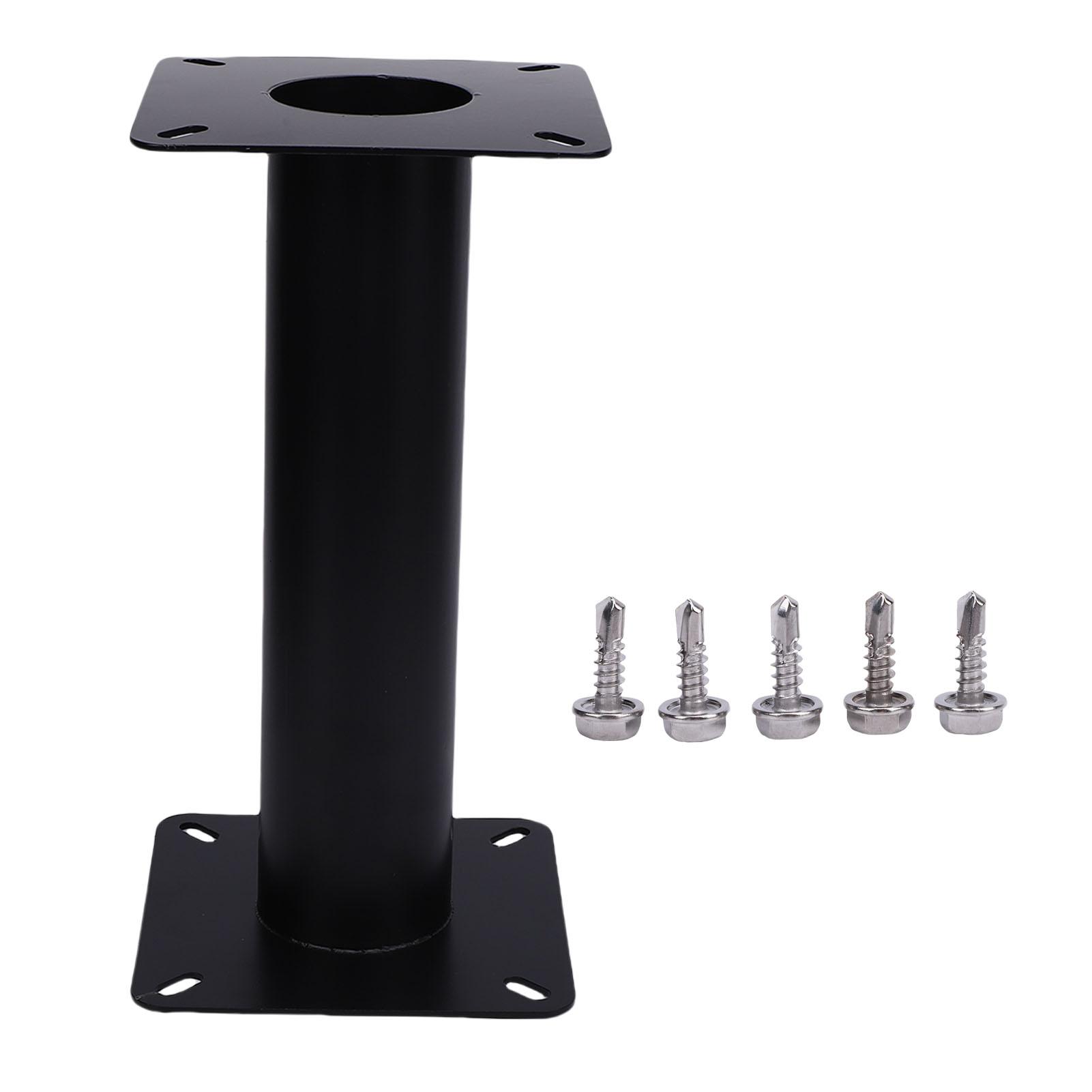 

Boat Seat Pedestal 330mm Height Steel Alloy High Stability Universal RV Table Leg Base Mount for Yacht Boat Pontoon Deck чёрный