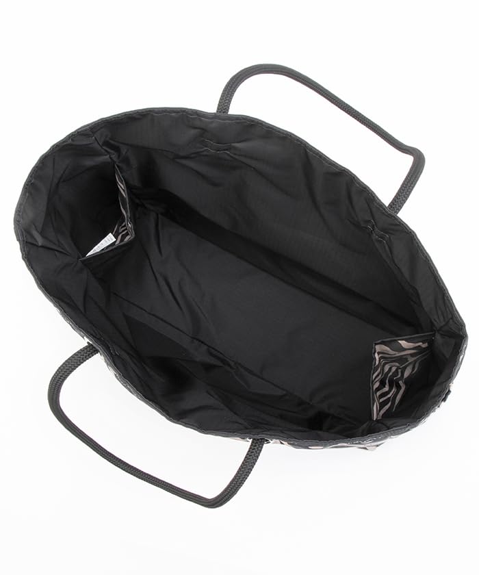 Bolso Tote Oficial GRANDE 2 VÍAS Rafia [LeSportsac] TOTE/1113 Mujer Cebra/Negro