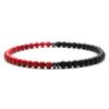 Handmade 4mm Seed Beads Bracelet For Men Women Good Luck Red Howlite Stone Braclet MeditationHematite Healing Braslet Pulseria