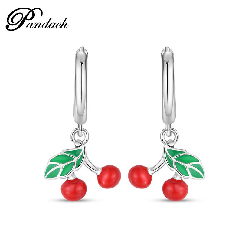 Brincos Exquisitos de Abelha, Borboleta e Joaninha em Prata de Lei 925 Para Mulheres Românticos Brincos em Forma de Coração Rosa Joias para Festa de Casamento