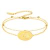 LIKGREAT Virgin Mary Bracelet for Women Stainless Steel Bracelets Mother of Jesus Catholic Jewelry Christian Protection Gift