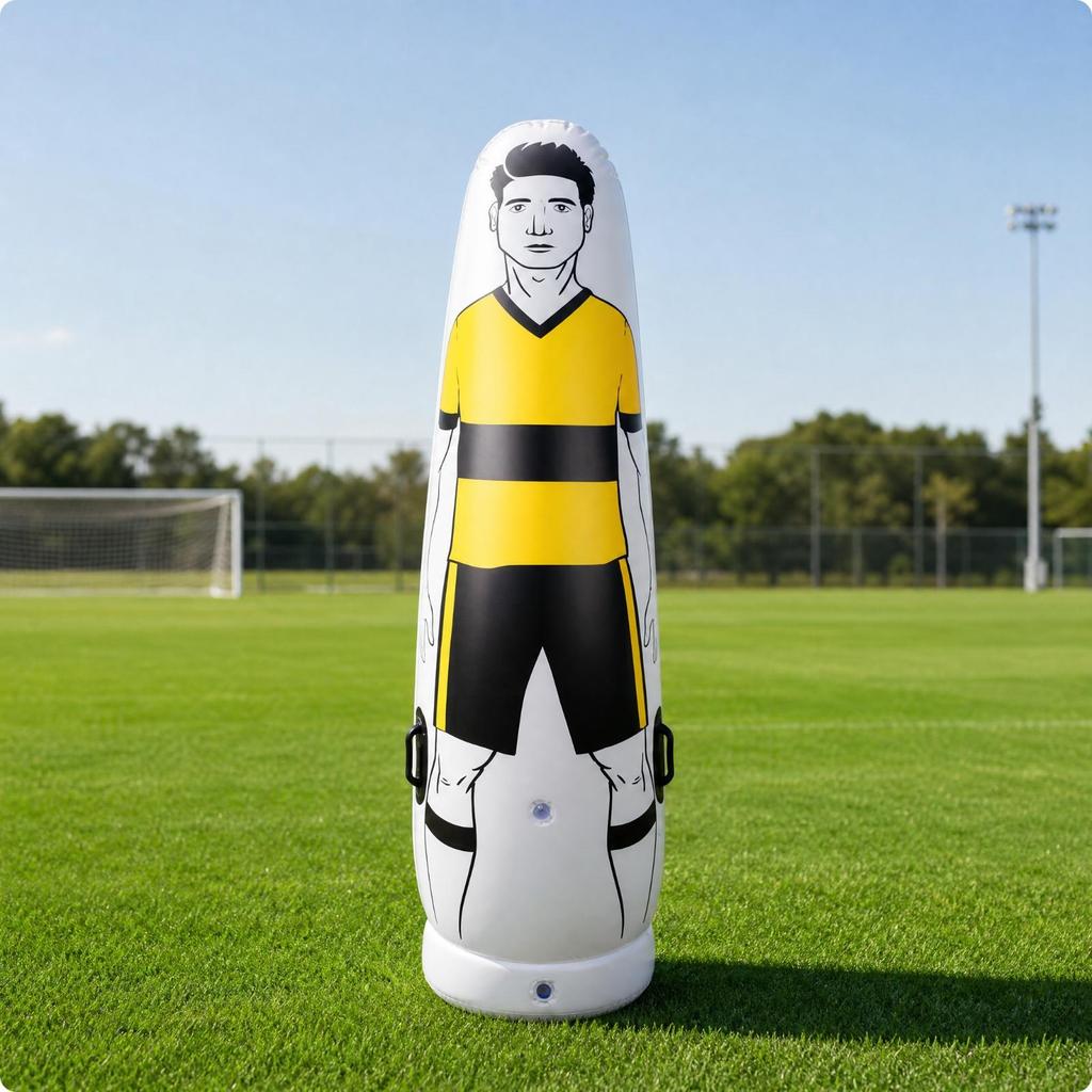 1.6m Tall Inflatable Soccer Training Mannequin PVC Free Kick