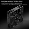 TEUCER 120mm Cooling Fan PWM 4Pin 12V Cooling Fan Temperature Control CPU Cooling Radiator Hydraulic Bearing for Computer Case