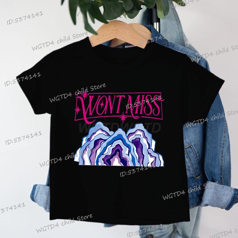 Kpop Demon Hunters Cartoon Tee Shirt Harajuku Cool Kids T-shirts Cotton Summer Tops Saja Boys Outfits Gift Baby Girl Boy Clothes