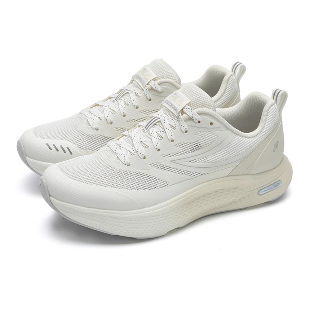 FILA Nuvole Jog 1+ Fashion Casual Classic Comfortable Versatile Shock Absorbing Wear Resistant Low Top Running Shoes Women sneaker White A12W531122FSW