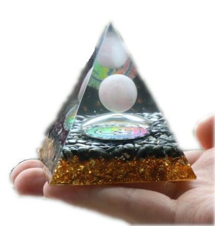 [Good Relationship Store] Orgonite Pyramid Shape, 6cm Diameter, 6cm Height, Triangular Pyramid, Pyramid Power