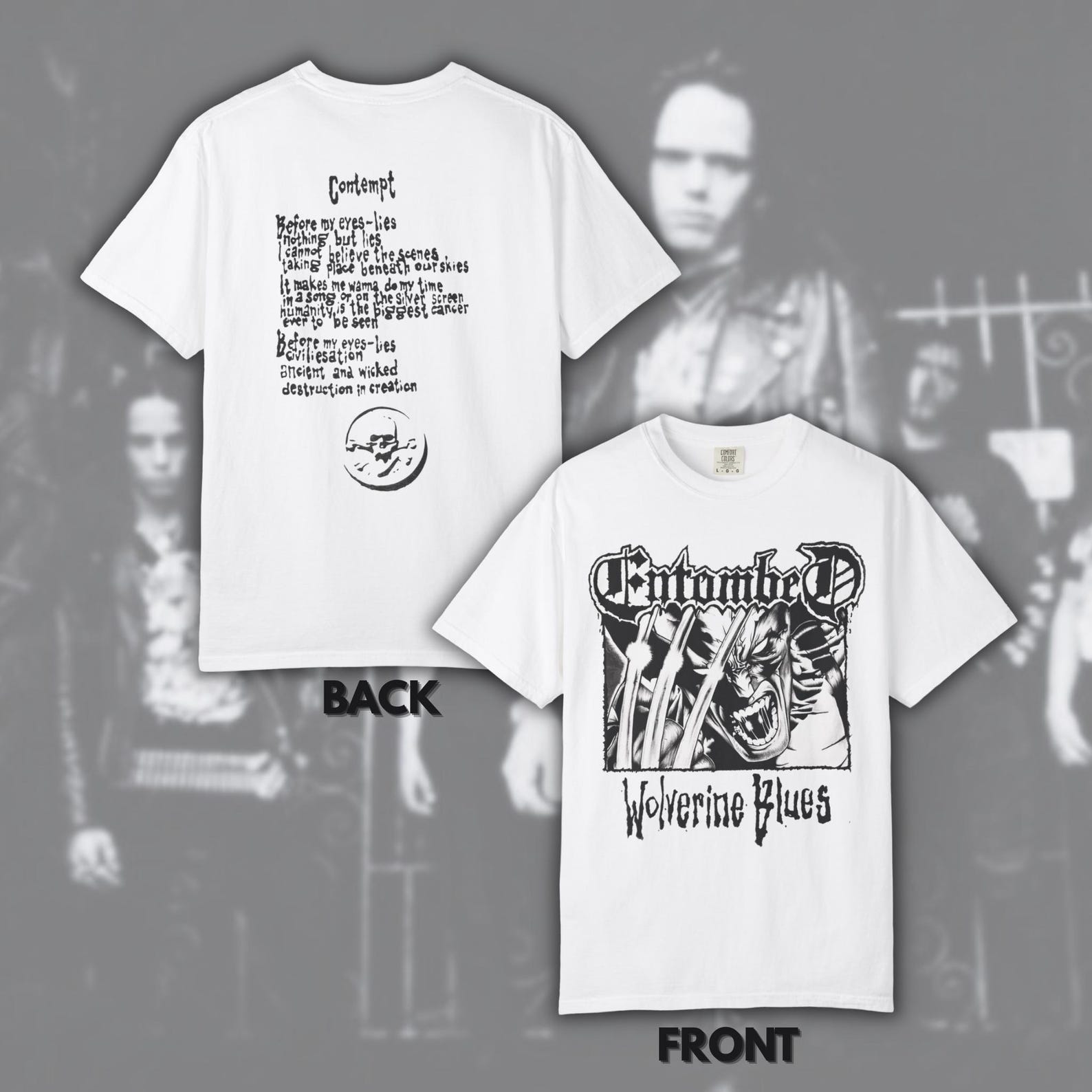 Entombed - Wolverine Blues 3 | Size- S, M, L, XL, 2-4 XL M