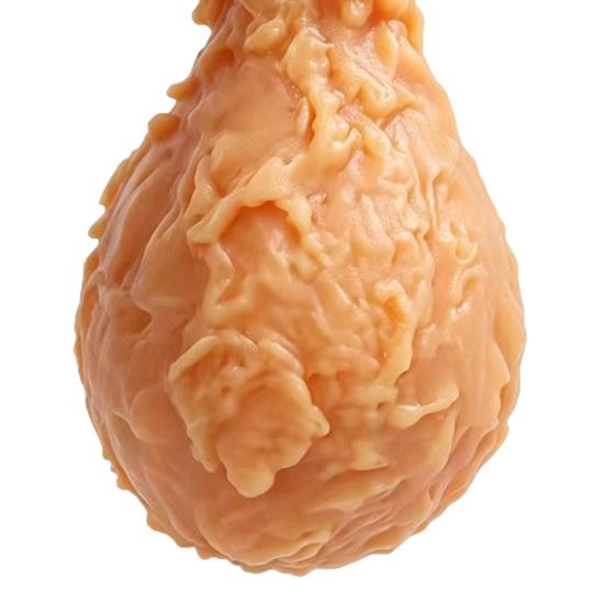 Stretchable Food Themed Toys Fried Chicken Leg Squeeze Toy Stress Relief Drumstick Sensory Fake Fidget Toy Desk for Basket Stuffers Party