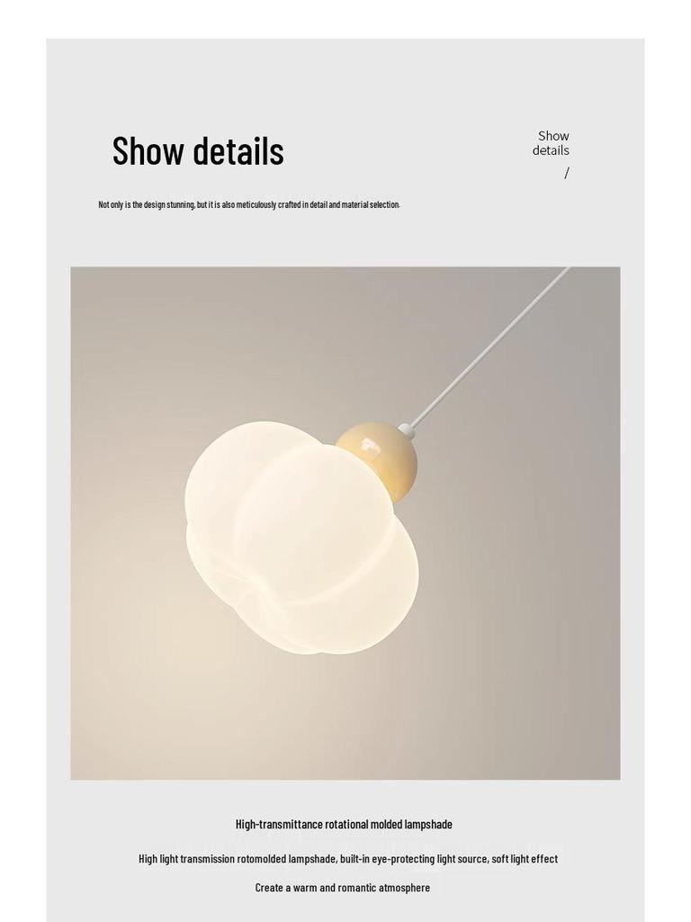 Cream Pumpkin Style Wall Lamp - Warm & Romantic Lighting for Bedroom, Living Room, or Aisle