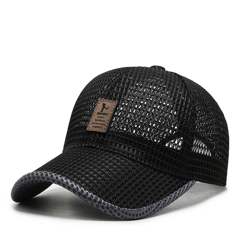 Full Mesh Baseball Cap,Quick Dry Baseball Cap Summer Mesh Sports Run Cap Adjustable