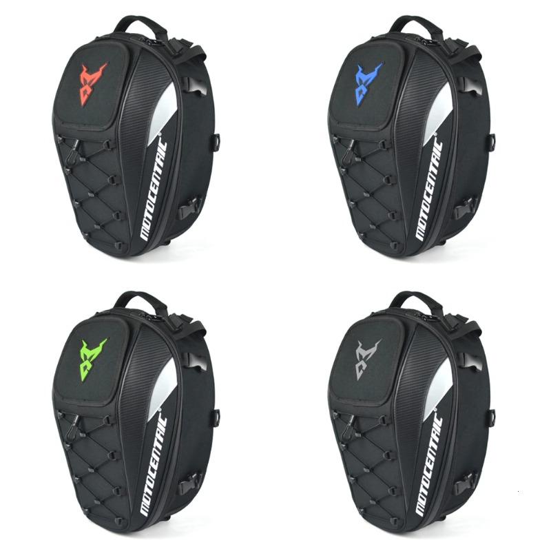 Multi-functional Motorcycle Tail Saddle Tank Bag Waterproof Motorcycle Rear Seat Helmet Bag High Capacity Rider Travel Backpack