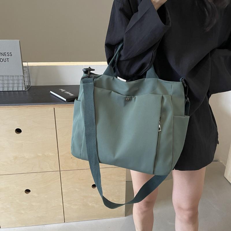 New Portable Cloth Bag Women's Large Capacity Shoulder Fashionable Commuting Cross-body All-matching Tote