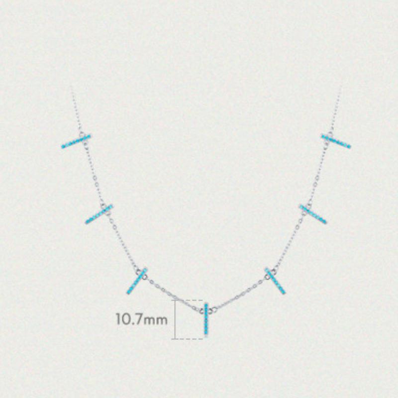 Dámsky klasický náhrdelník s príveskom Tancise S925 z mincového striebra