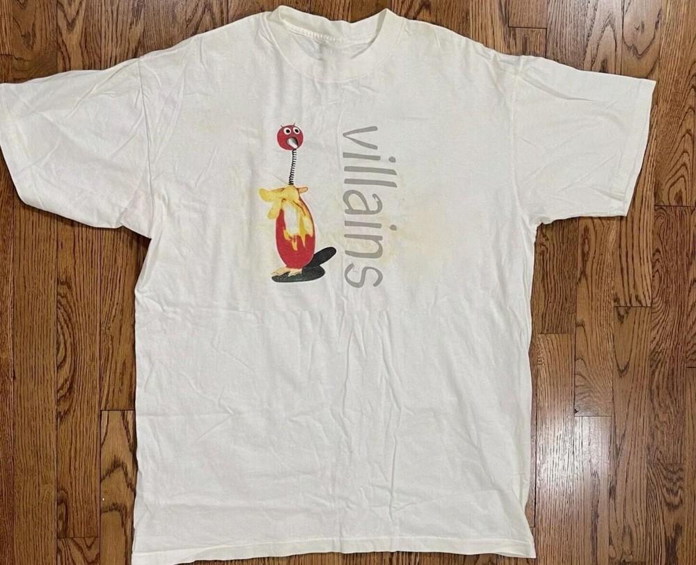 The Verve Pipe Villains White Tour Album Short Cotton Unisex Tee Shirt