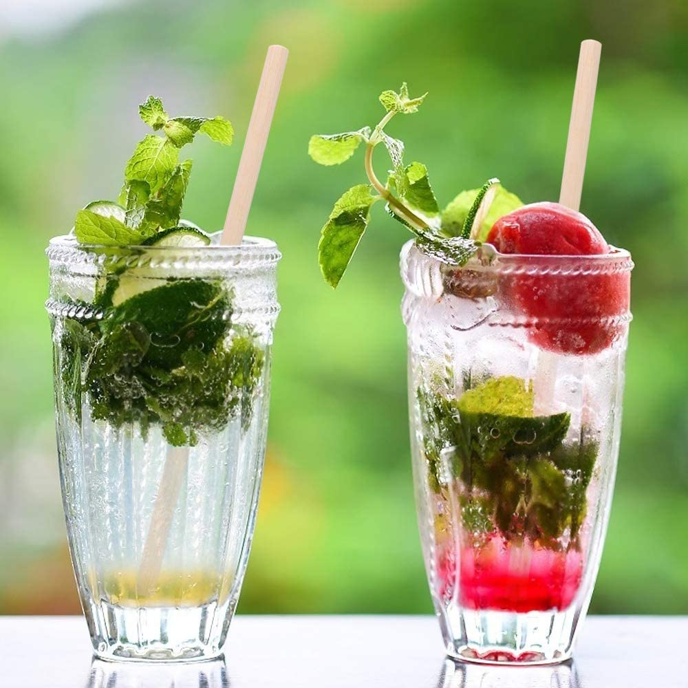New Style Reusable Bamboo Straws,BPA Free Bamboo Straws Reusable Organic,Eco Straws Alternative To Plastic Straws,Strong&Durable