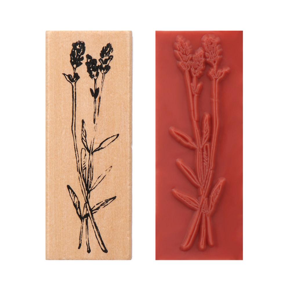 1PCS Wooden Plant Flower Girls Seal Vintage Rubber Stamps DIY Crafts Sewing Stamping Scrapbooking Accessories