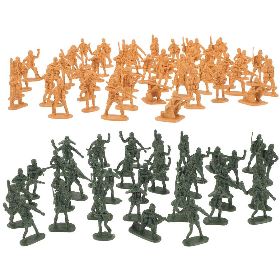 26/52/100pcs Mini Soldiers Model Indoor Decor Collection Sand Table Military Simulation Game Props for Party Birthday Gift XJM
