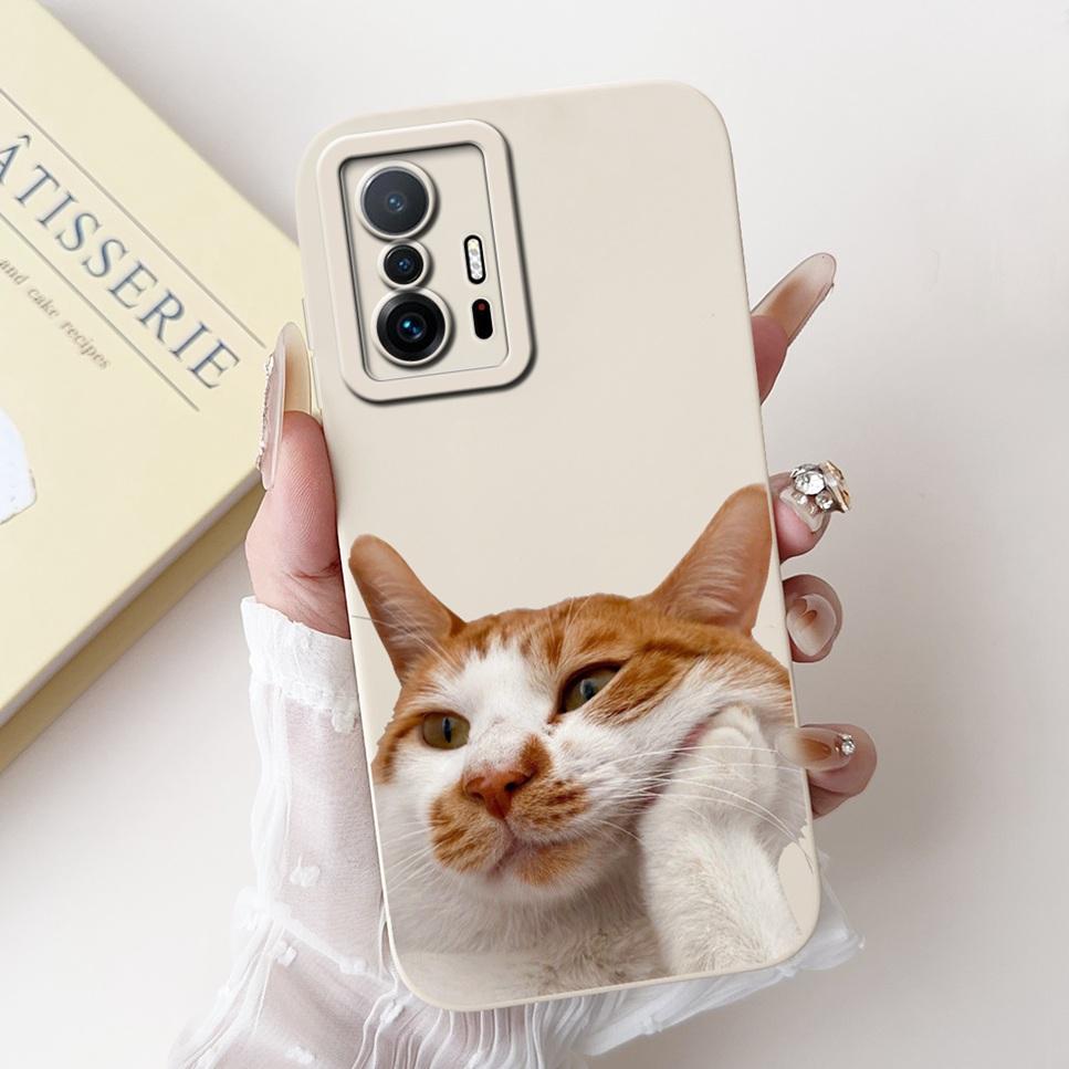 For Xiaomi Mi 11T 6.67" Case Luxury Flower Cartoon Astronaut Soft Silicon Cover For Xiaomi Mi 11T MI 11T Pro 5G Phone Case Funda