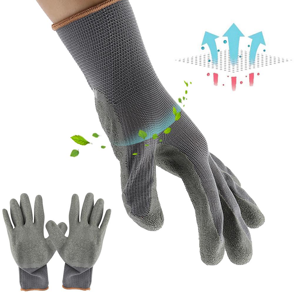 5 Pairs Wear Resistant Non Slip Garden Gloves Durable Breathable Gardening Working Gloves