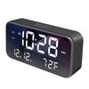 LED Digital Alarm Clocks Backlight Snooze Mute Calendar Desktop Intelligent Acoustic Control Temperature Function Clock