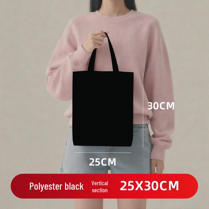 Custom Eco-friendly Cotton Canvas Shoulder Bag with Logo – DIY Blank Handbag