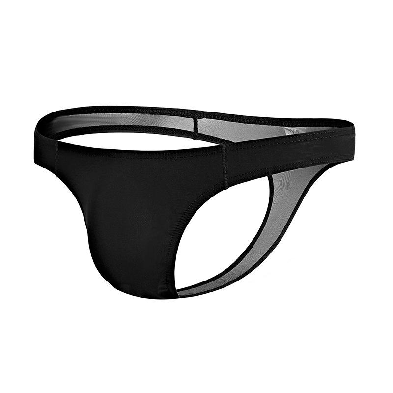 Low Rise Sexy G String Briefs Thong Underwear for Men with Elastic Waistband