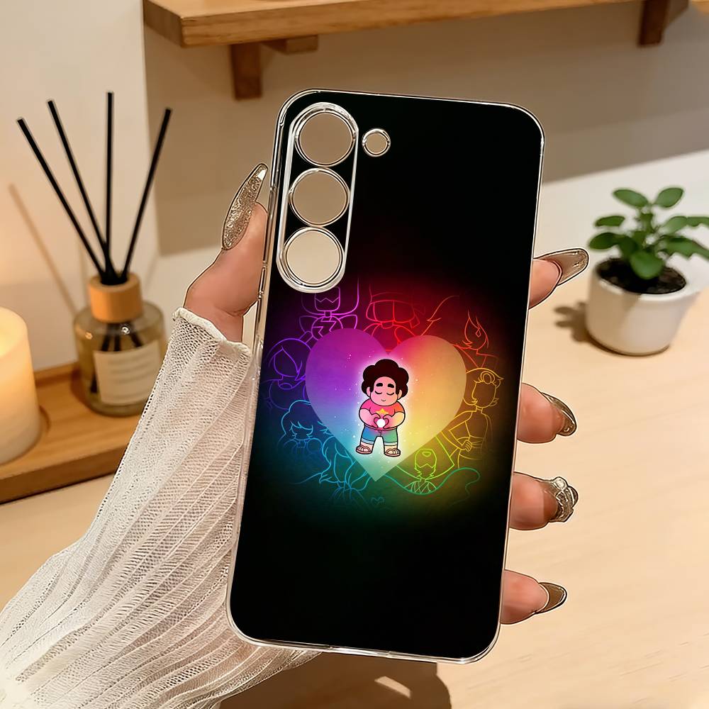 Cartoon Warm S-Steven U-Universe Phone Case For Samsung Galaxy A71,A70,A52,A51,A40,A30 Transparent Cover