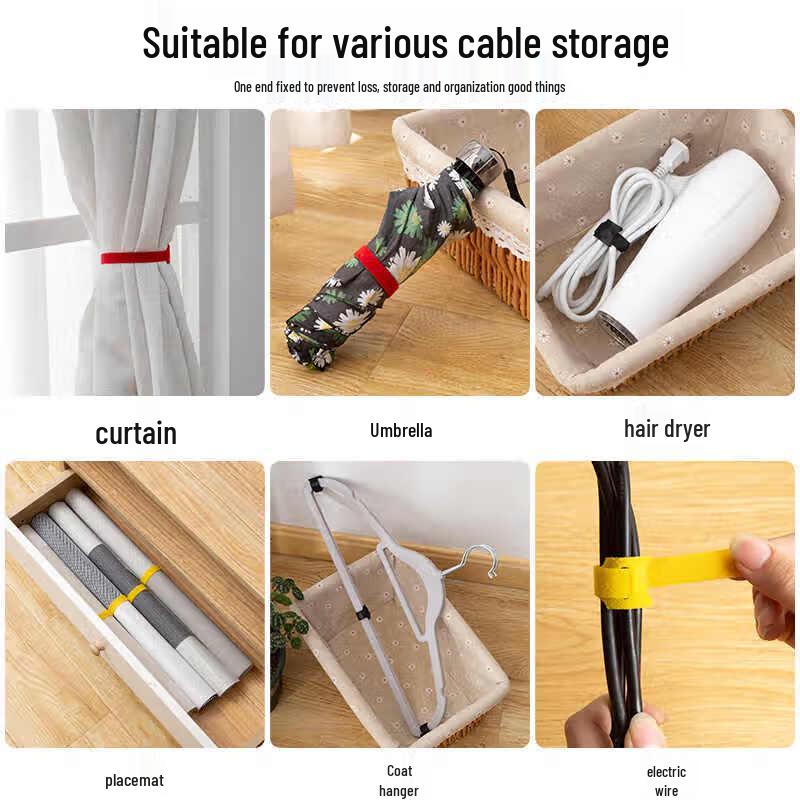 Minggu T-Type Velcro Cable Ties