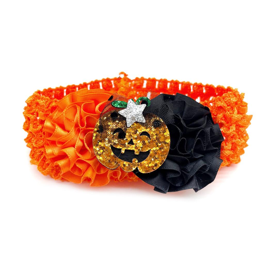 30/50pcs Halloween Pet Dog Bowties Necktie Elastic Band with Pumpkin Style Dogs Bow Tie Dog Accessories Bow Tie Pet Supplies