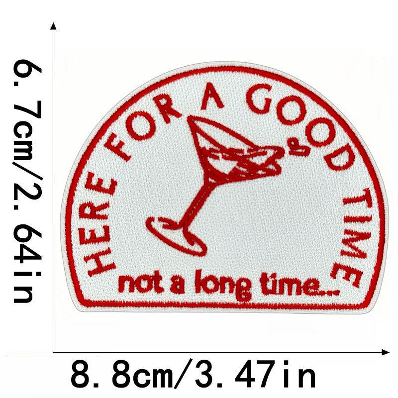 Liteon English Letter Embroidery Cloth Label for Hats, Bags, and Clothing Decoration